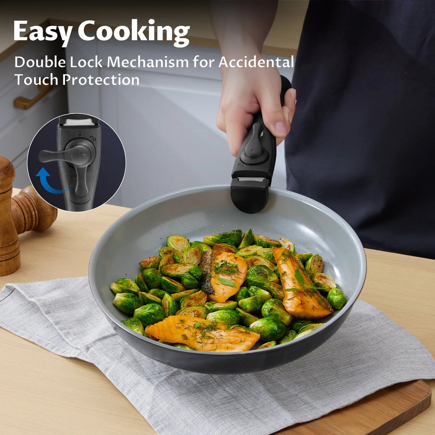 13-Piece Induction Cookware Set with Ceramic Coating