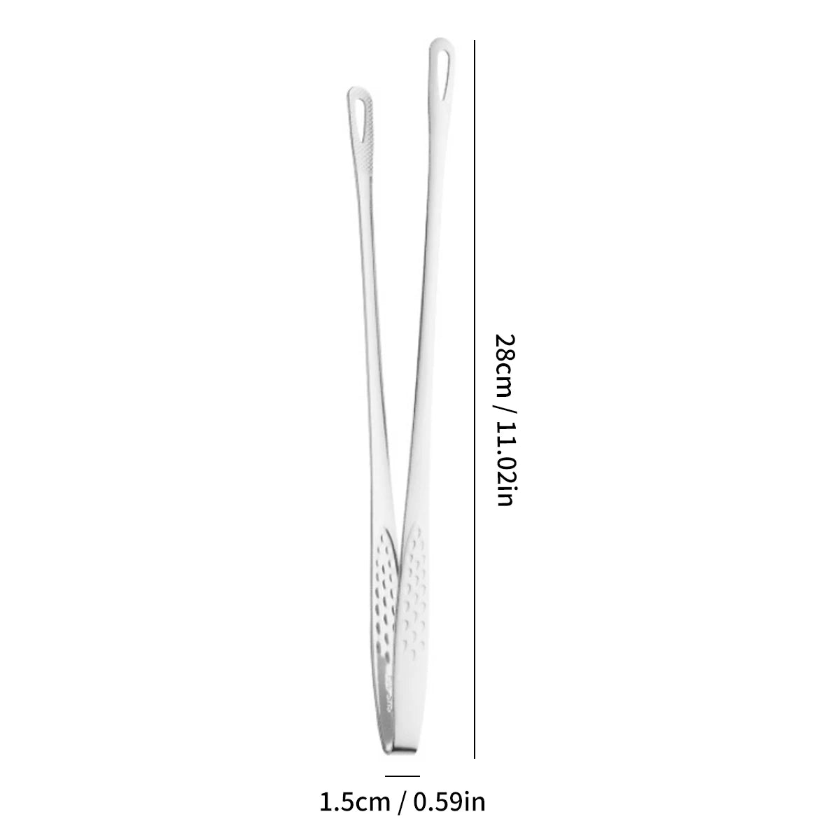 Stainless Steel Non-Slip BBQ Tongs