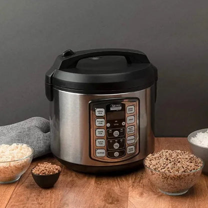 5Qt Digital Slow Cooker & Grain Cooker Stainless Steel