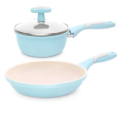 Non-Stick Frying Pan & Soup Pot Cookware Set