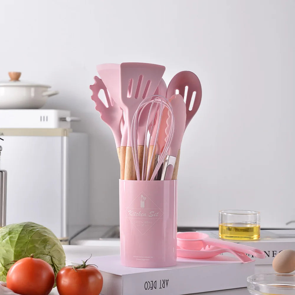 12PCS Food-Grade Silicone Kitchen Utensil Set