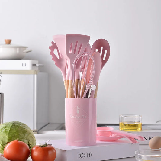 12PCS Food-Grade Silicone Kitchen Utensil Set