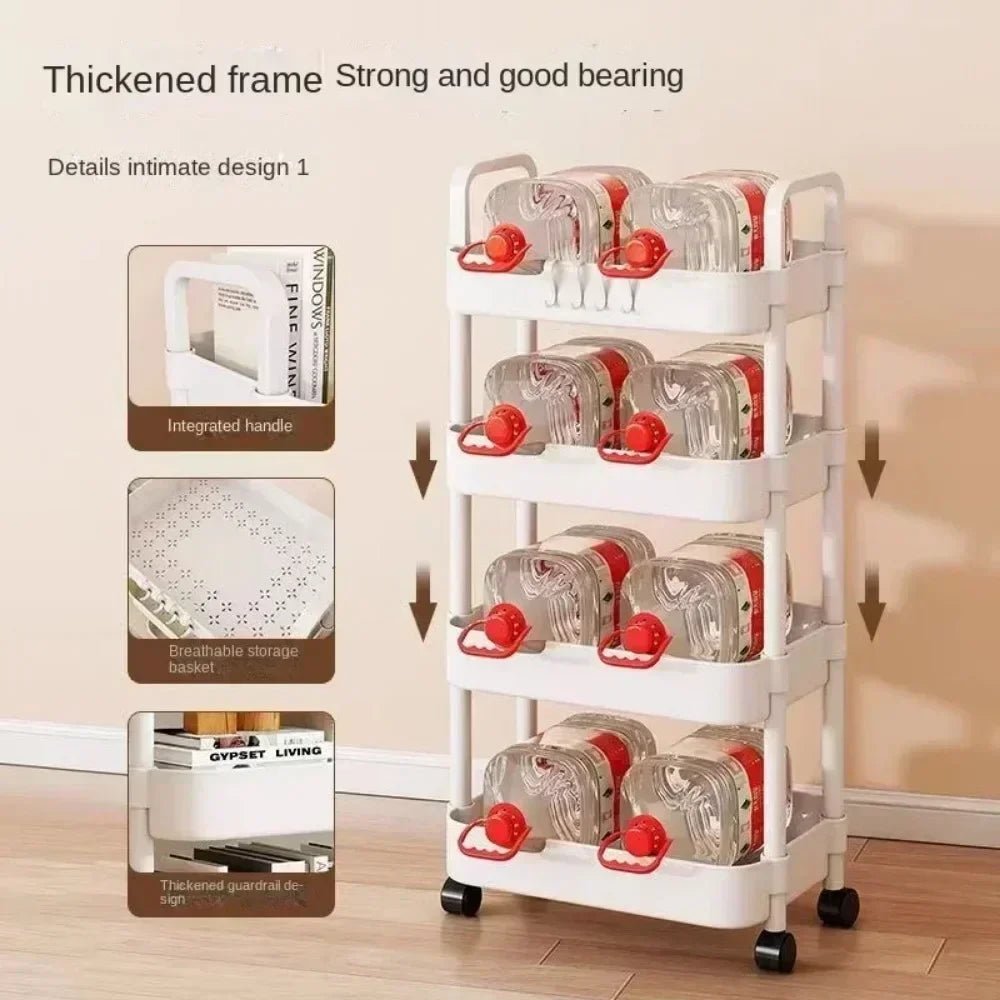 Multi-Functional Storage Shelf for Kitchen