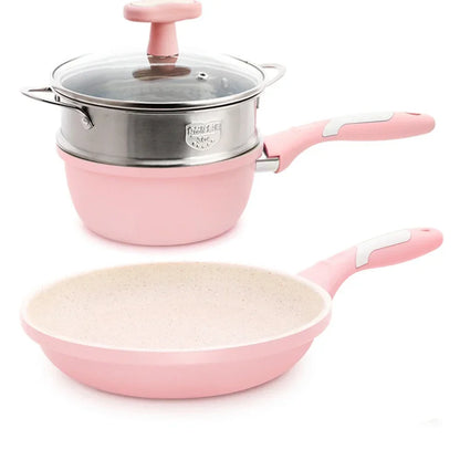 Non-Stick Frying Pan & Soup Pot Cookware Set