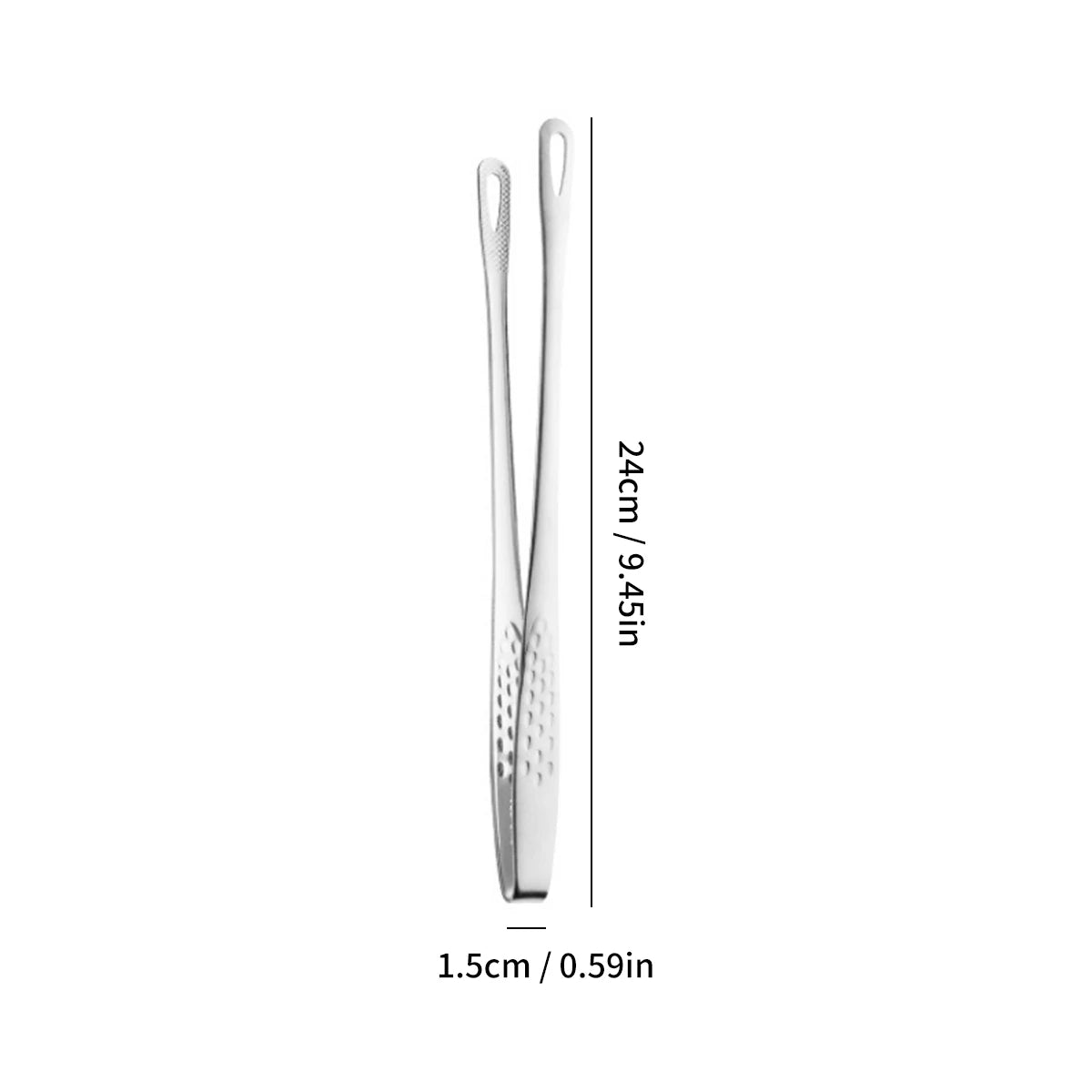 Stainless Steel Non-Slip BBQ Tongs