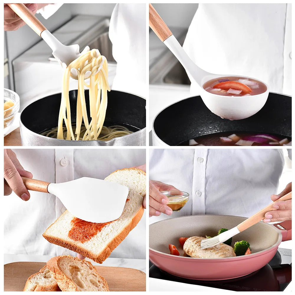 12PCS Food-Grade Silicone Kitchen Utensil Set