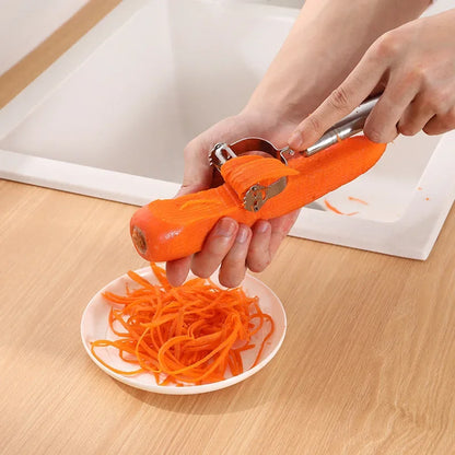 Stainless Steel Grater & Julienne Peeler for Veggies