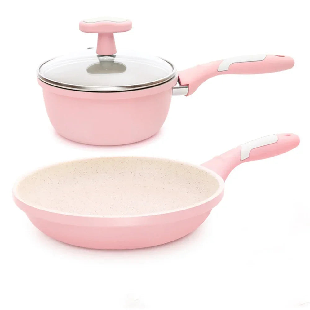 Non-Stick Frying Pan & Soup Pot Cookware Set
