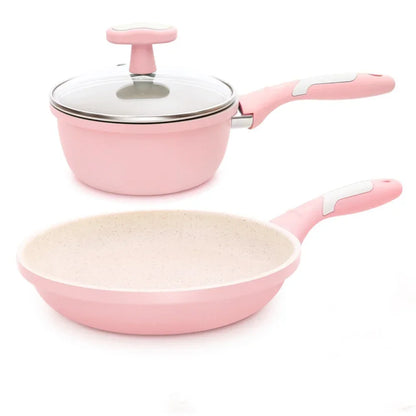 Non-Stick Frying Pan & Soup Pot Cookware Set