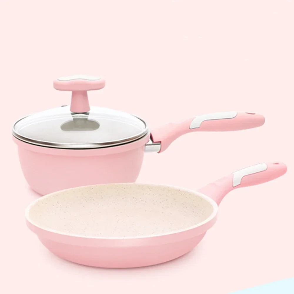 Non-Stick Frying Pan & Soup Pot Cookware Set