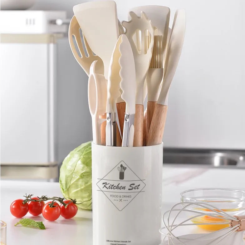 12PCS Food-Grade Silicone Kitchen Utensil Set
