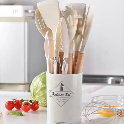 12PCS Food-Grade Silicone Kitchen Utensil Set